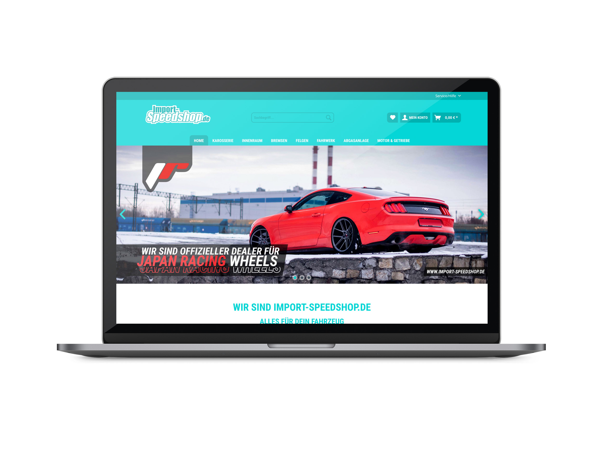 Neuer Onlineshop für Import-Speedshop.de